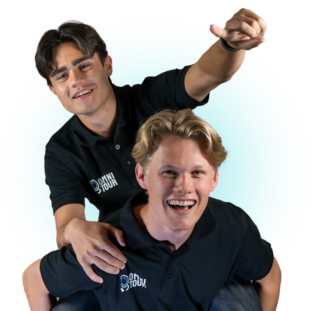 Sander en Ryan Gradient Op rug